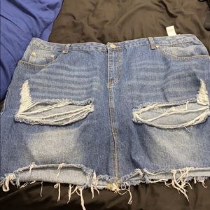 Denim skirt